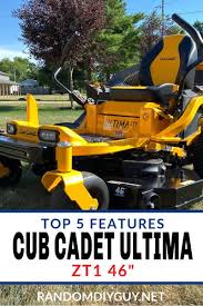 Needless to say, the employees fought over who got to use the cub cadet. Top Five Features Cub Cadet Ultima Zt1 46 Random Diy Guy