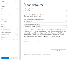 Formulář pro opuštění okresu do zaměstnání. Galerie Jak Vyplnit Cestne Prohlaseni Pri Opusteni Okresu Pomuze Interaktivni Formular Foto 5 Zive Cz