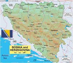 Sarajevo Haritası - Bosna Hersek