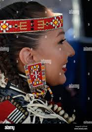 Native american powwow clothing hi-res stock photography and images