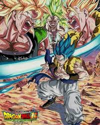 gogeta vs broly dragon ball art anime dragon ball dragon ball artwork