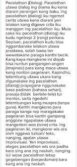 Check spelling or type a new query. Salah Satu Contoh Drama Pacelothan Brainly Co Id