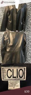 Bre Leather Clio Sz 12 Jacket Leather Coat Womens Jackets Leather Jackets Women
