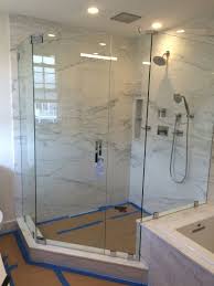 Frameless Neo Angle Shower Enclosure With No Header Neo Angle Shower Shower Remodel Bathroom Remodel Shower