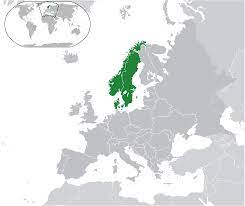 Descarga ahora la ilustración estados escandinavos dinamarca noruega finlandia suecia e islandia azul destacada en el mapa político de europa ilustración de vector. Escandinavia Wikipedia La Enciclopedia Libre