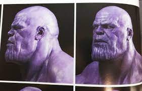 Thanos Farm Thanos In The Infinity War Art Book Part 4 War Art Book Art Thanos Face