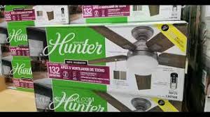 Hunter ceiling fans feature whisperwind motors so that they can deliver powerful airflow without producing a lot of noise. Costco Hunter Apex 2 52 Inch Ceiling Fan W Led Light 99 Now On Sale 79 Youtube