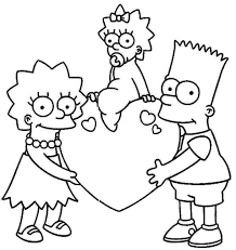 Dibujos De Los Simpson Para Colorear