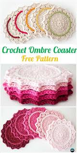 Diy acqua & vino crochet coasters, free crochet coaster patterns with easy tutorials! Crochet Ombre Coaster Free Pattern Crochet Coasters Free Patterns Crochet Coaster Pattern Crochet Coasters Free Pattern Crochet Coasters