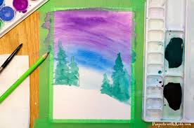 For something a little easier (but still challenging), try rendering the hands or feet. Simple Winter Watercolor Art Project For Kids Projects With Kids