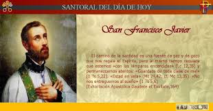 Misioneros De La Palabra Divina Santoral San Francisco Javier Santoral San Francisco Javier Santidad