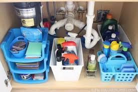 To store cleaning supplies under sink. 15 Genius Under The Kitchen Sink Organization Ideas Organization Obsessed