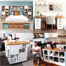 Turn a long tv stand into a gilded bench to put at the end of your bed. Ikea Helmer Desk Hack Novocom Top