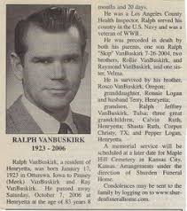 Ralph Van Buskirk Sr. (1923-2006)