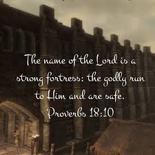 He Is Our Mighty Fortress We Run To Him And We Are Safe Bible Apps Bible Proverbs