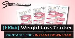 For instance, you can see your step count nicely laid out on a monthly calendar, so you know when you. Free Weight Loss Tracker Template 2021 Pdf Instant Download Strength Essence