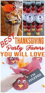 Thanksgiving Party Favors Thanksgiving Party Favors Holiday Party Favors Fall Party Favors