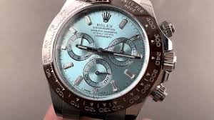 Maybe you would like to learn more about one of these? Rolex Daytona Platinum Ice Blue Diamond Hour Indices 116506 Rolex Watch Review Youtube