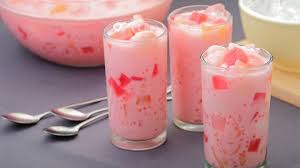 Pink Buko Salad Drink Recipe Recipe Buko Salad Fried Pork Macaroni Salad