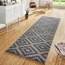 Teppich läufer sind in verschiedenen breiten und längen erhältlich. Design Velours Teppichlaufer Brucke Nordic Grau Teppich Boss