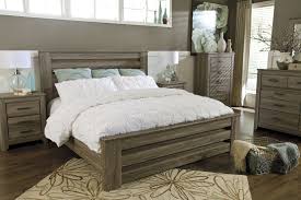 Master Bedroom Ideas Zelen Queen Poster Bed By Signature Designs At Kensington Furniture I Love This Bedroom For A Bedroom Sets Bedroom Set King Bedroom Sets