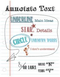 Annotation Chart Worksheets Teaching Resources Tpt