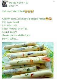Buka je peti sejuk, saya nampak ada setengah tin syrup laici baki kami minum semasa berbuka puasa semalam…. Pin On Resepi Aiskrim Sumi