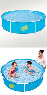 Inflatable And Kid Pools 116407 My First Frame Pool 60 X15 Mini Round Kids Wading Kiddie Swimming Pool Blue Buy It Now Only 42 Pool Kid Pool Cute Luggage