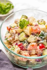 Meanwhile, chop the herbs and scallions, and make the dressing. Healthy Vegan Potato Salad Recipe No Mayo Lavender Macarons
