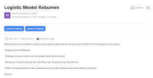 Lowongan kerja di bni januari 2021, tersedia 10 posisi. Bulan Ini Lowongan Kerja Kebumen 2020 Loker Kebumen 2020 Terbaru Job Fair Lowongan Kerja 2020 Lulusan Smk Lulusan Sma Smp
