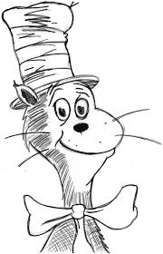 Cat in the hat coloring pages. Cat In The Hat Coloring Pages