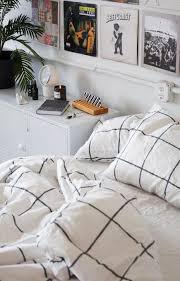 Aesthetic Black And White Grid Comforter B W Grid Bedding In 2020 Aesthetic Bedroom Contemporary Bedroom Design Aesthetic Room Decor