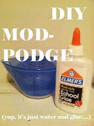 My American Confessions Tuesday How To Make Diy Mod Podge Decoupage Diy Mod Podge Homemade Mod Podge Mod Podge