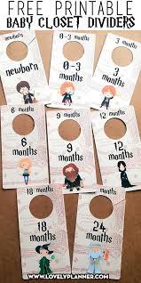 My daughter's, however, is shaping up quite cutely. Free Printable Diy Harry Potter Baby Closet Dividers Lovely Planner