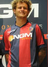 White with blue and red details. New Bologna Kits 13 14 Macron Bologna Fc Jerseys 2013 2014 Home Away Third Football Kit News