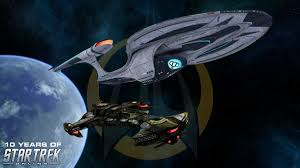 At startrekdesktopwallpaper.com you can donwload free star trek computer desktop wallpaper featuring all shows and motion pictures: Star Trek Online On Twitter In Celebration Of Star Trek Online S 10th Anniverh E A R Special Wallpaper Celebrating The Fruitful Alliance Between The Federation And Klingon Empire Https T
