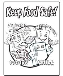 Gov Info Coloring Pages Rules For Kids Food Safety