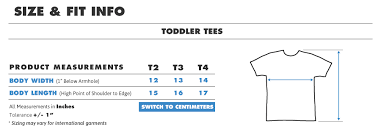 full product size charts us teepublic