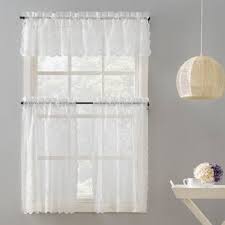 lace kitchen curtains wayfair