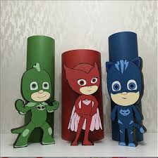 Pijamaskeliler Maket Dekor Dogum Gunu Parti Maket