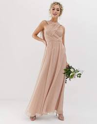 Asos Design Bridesmaid Cross Front Soft Drape Maxi Dress Drape Maxi Dress Maxi Dress Prom Maxi Dress Trend