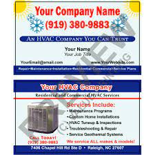 Part of the business card's intrigue is their ability to take your customers online. Hvac Business Card 9 Hvac Sticker