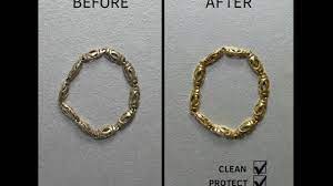 Most people think of polishing i used to never think about cleaning my gold pieces because i thought the dullness overtime was just so glad it worked to restore your daughter's chain! Gold Clean Gold Jewellery Cleaner For Rings Necklaces Bracelets Or Earrings