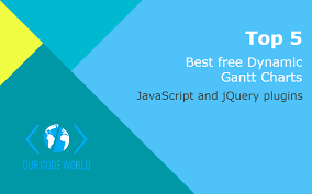 Top 5 Best Free Jquery And Javascript Dynamic Gantt Charts
