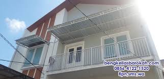 Spandeck winn 0,25mm x 6 m / spandek atap galvalum kanopi alum zinc Kanopi Minimalis Atap Galvalum Di Menoreh Hanya 350 Ribu Meter