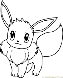 Charizard was first introduced in the pokemon red and blue video game. Eevee Pokemon Coloring Page For Kids Free Pokemon Printable Coloring Pages Online For Kids Coloringpages101 Com Coloring Pages For Kids