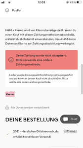 Ab dann hast du 14 tage zeit die rechnung zu deiner bestellung per überweisung zu begleichen und das ganz ohne zusätzliche kosten. Wieso Akzeptiert Klarna Meine Zahlung Nicht Rechnung Online Bestellung Hm Bestellung