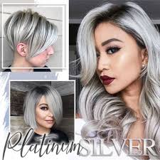 Silver Blonde Hair Dye In 2020 Silver Grey Hair Dye Silver Grey Hair Silver Blonde Hair