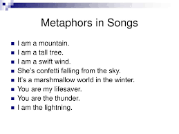 This song is suffused with metaphors. Ppt Simile And Metaphors Powerpoint Presentation Free Download Id 3848553