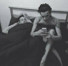 George Daniel and Matty healy's bromance.